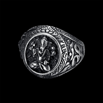 GANESHA SIGNET RING