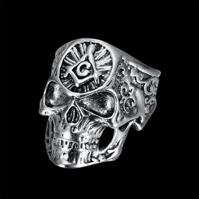 MASONIC SKULL RING