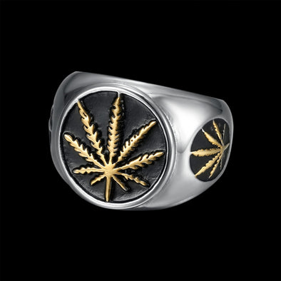 MARY JANE RING GOLD LEAF