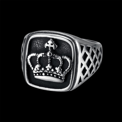 ROYAL SIGNET CROWN RING