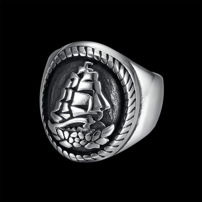 STEEL SAILOR RING