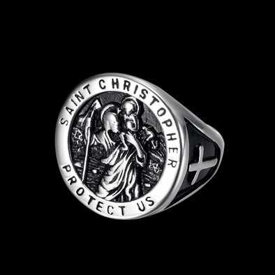 ST CHRISTOPHER RING