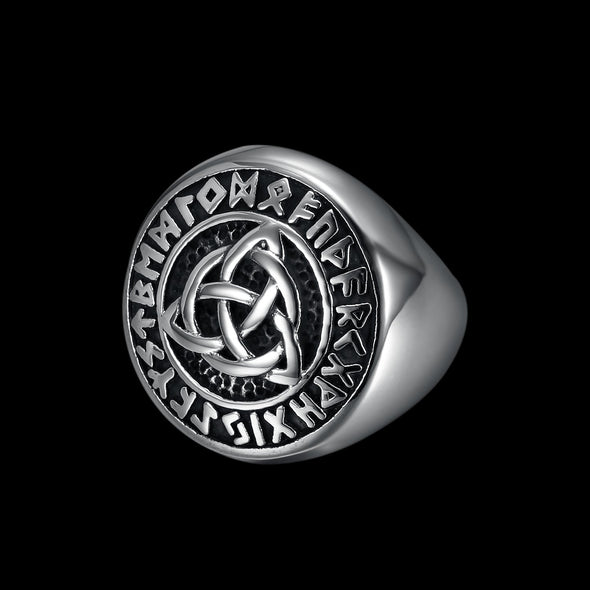 TRIQUETRA VIKING RING