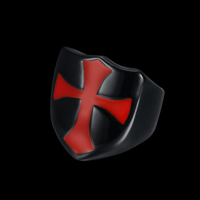 KNIGHTS TEMPLAR SHIELD RING