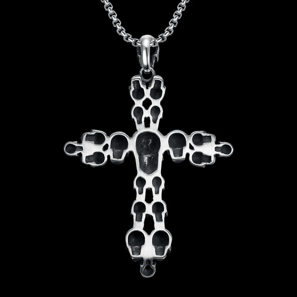 CROSS SKULL NECKLACE