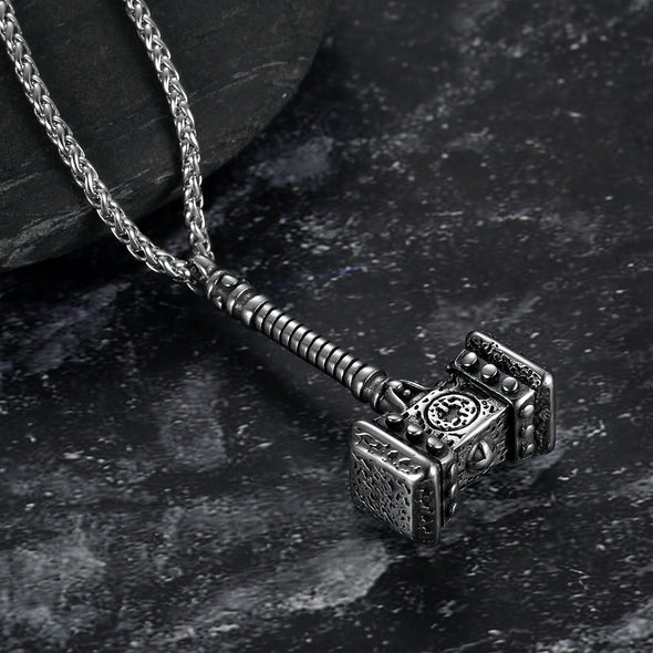 Viking Mjolnir or Thor's Hammer Necklace