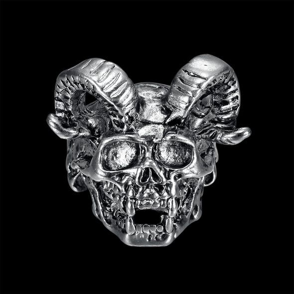 DEVIL GOAT SKULL RING