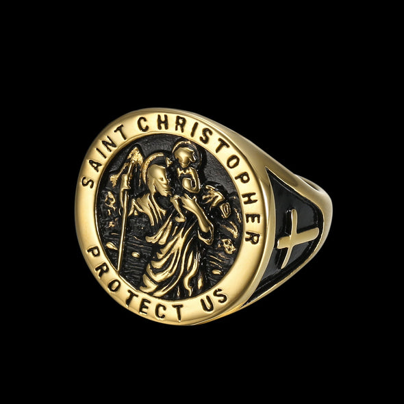 ST CHRISTOPHER RING