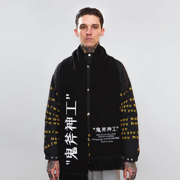 Ikai™ Letter Printed Parka Jacket