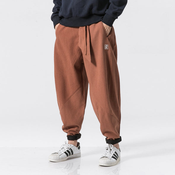 Ikai™ Cotton Belt Solid Pants