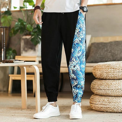 Ikai™ Print Patchwork Ethnic Pants