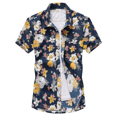 Savannah Navy Floral Mahalo Shirt