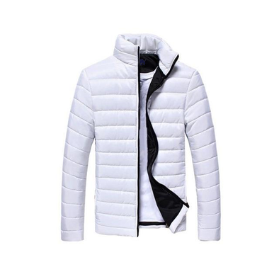 Olympus White Classic Puffer Jacket