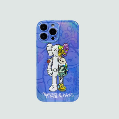 3D Phone Case | Blue Night Luminous Anatomy Doll