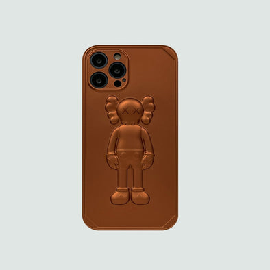 3D Phone Case | Brown No Face Doll