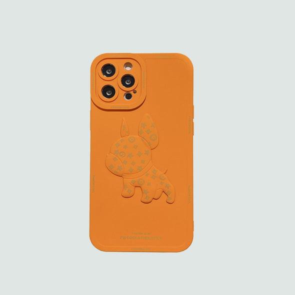 3D Phone Case | Orange Bulldog