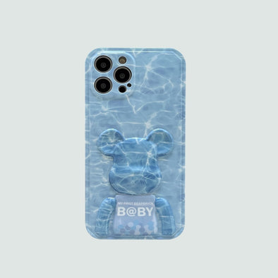 3D Phone Case | Water Wave Bear