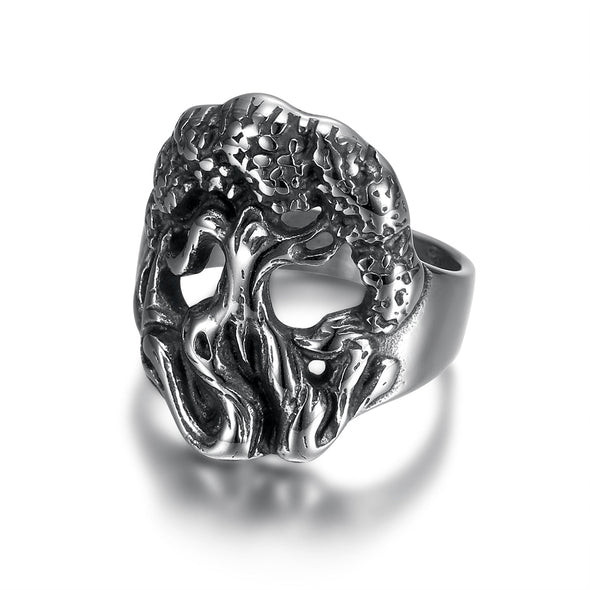 [LIMITED EDITION] Stainless Steel Yggdrasil / Tree of Life Ring