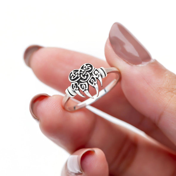 925 Sterling Silver Ladies Veles Ring