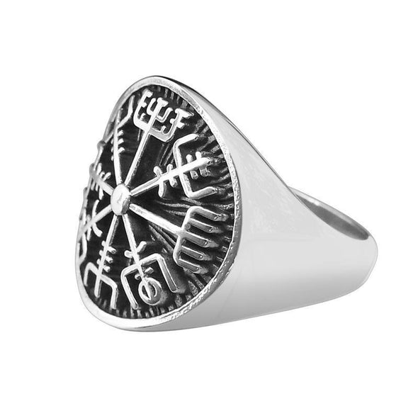 925 Sterling Silver Vegvisir Ring