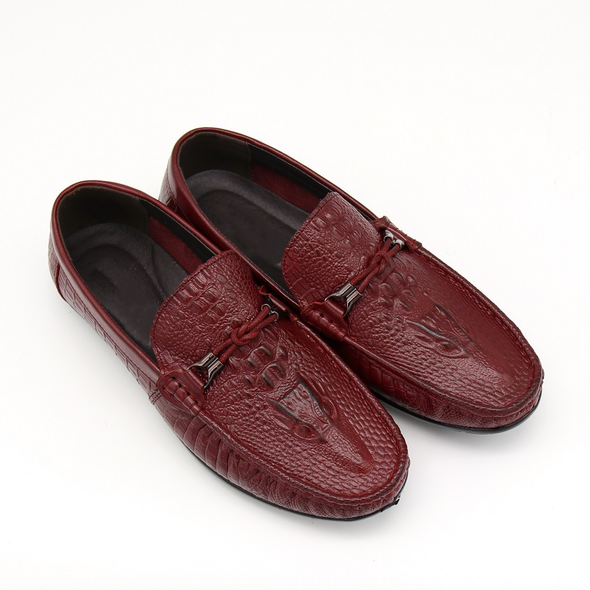 Crocodile Tasseled Loafers