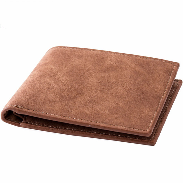 Suede Wallet With Coin Zip