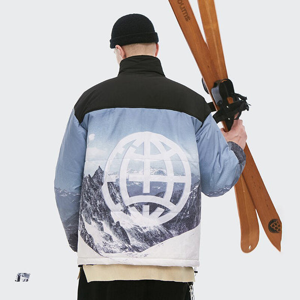 Ikai™ Graphic Print Thick Jacket