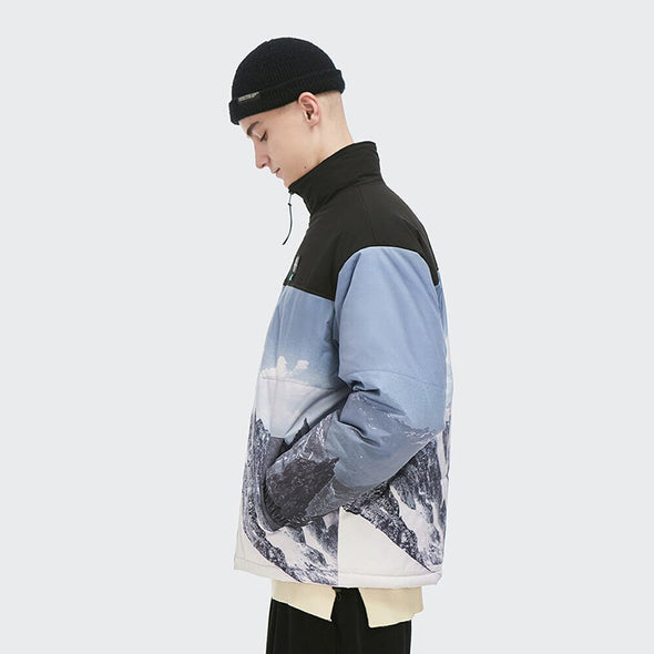 Ikai™ Graphic Print Thick Jacket