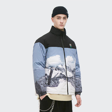 Ikai™ Graphic Print Thick Jacket