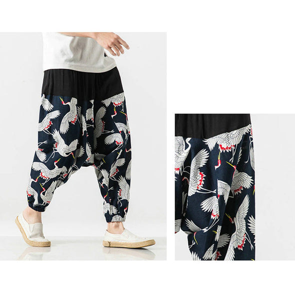 Ikai™ Printed Linen Traditional Pants