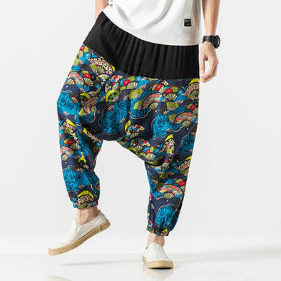 Ikai™ Printed Linen Traditional Pants