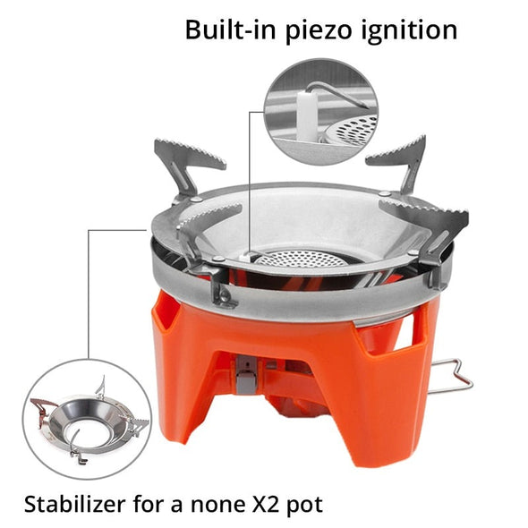 Outdoor Gas Stove Cooking System