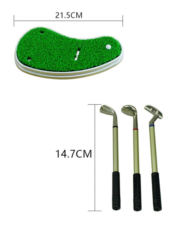 Golf Miniature Golf Bag Pen Holder (Yellow Bag)