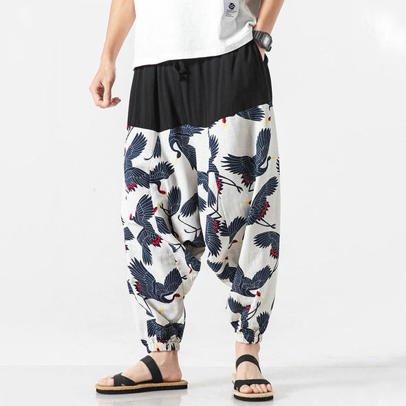 Ikai™ Printed Linen Traditional Pants