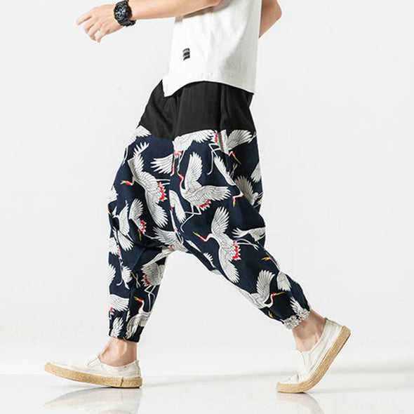 Ikai™ Printed Linen Traditional Pants