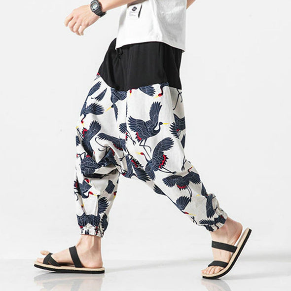 Ikai™ Printed Linen Traditional Pants