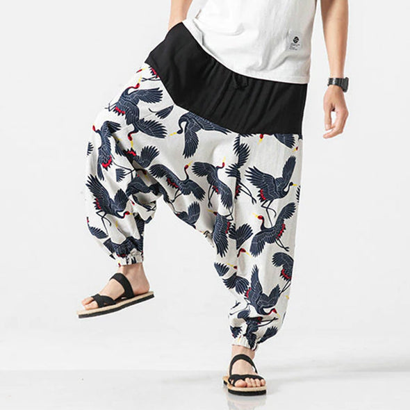 Ikai™ Printed Linen Traditional Pants