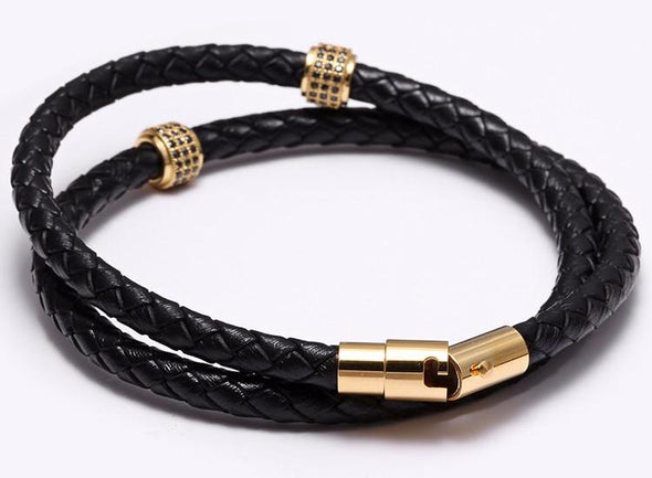 Braided Leather Bracelet