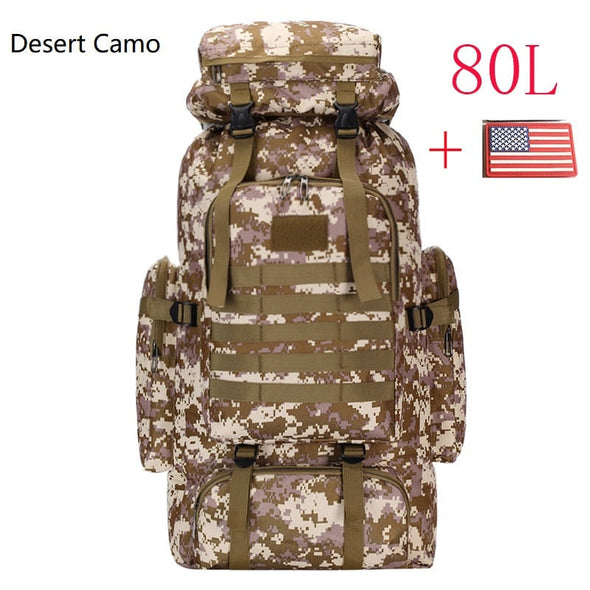 80L/100L Military Tactical Backpack