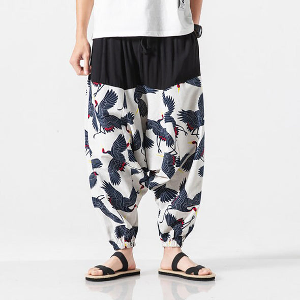 Ikai™ Printed Linen Traditional Pants