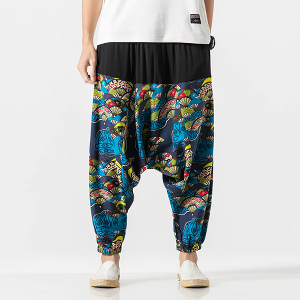 Ikai™ Printed Linen Traditional Pants