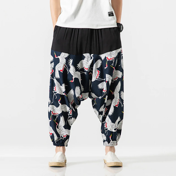 Ikai™ Printed Linen Traditional Pants