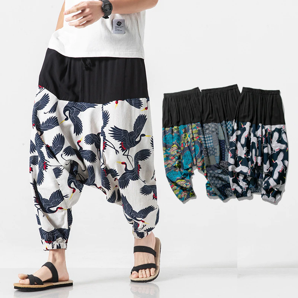 Ikai™ Printed Linen Traditional Pants