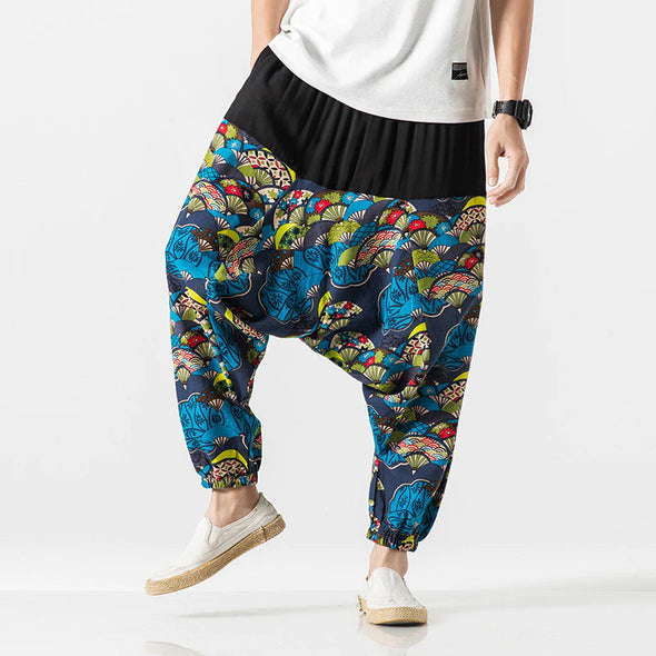 Ikai™ Printed Linen Traditional Pants