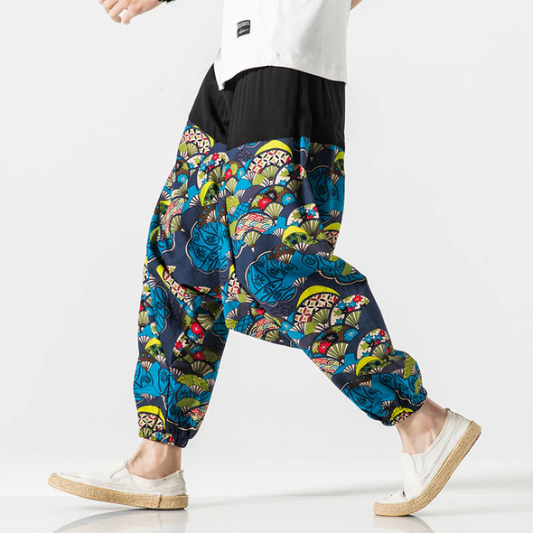 Ikai™ Printed Linen Traditional Pants