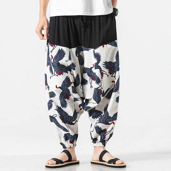 Ikai™ Printed Linen Traditional Pants