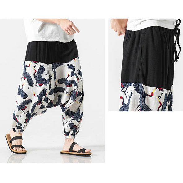 Ikai™ Printed Linen Traditional Pants