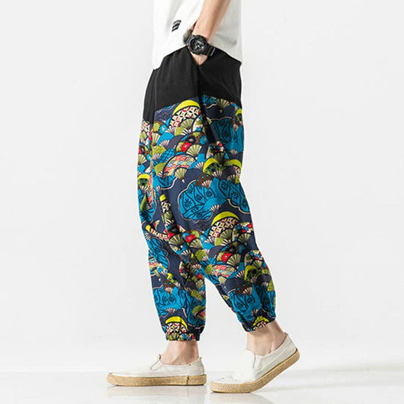 Ikai™ Printed Linen Traditional Pants