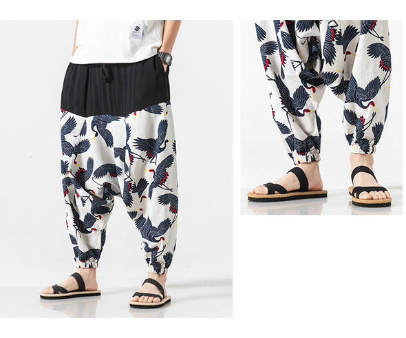 Ikai™ Printed Linen Traditional Pants