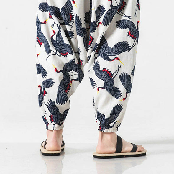 Ikai™ Printed Linen Traditional Pants